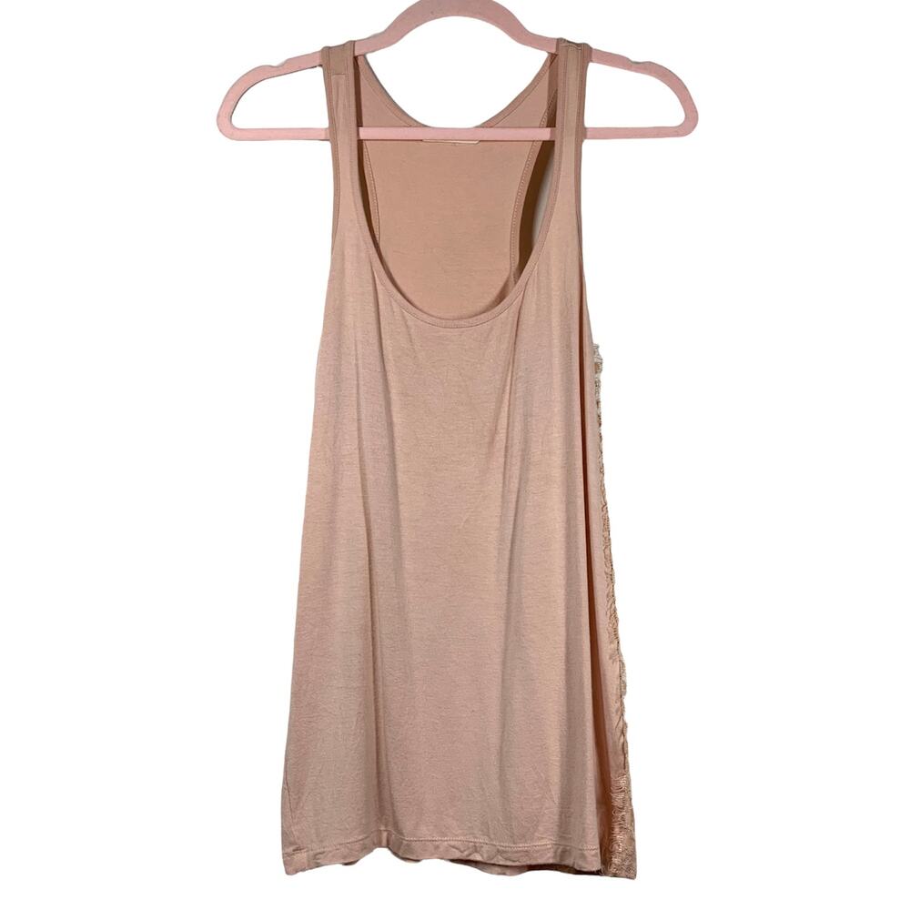 OLD NAVY Blush Pink Lace Panel Tank Top XS
